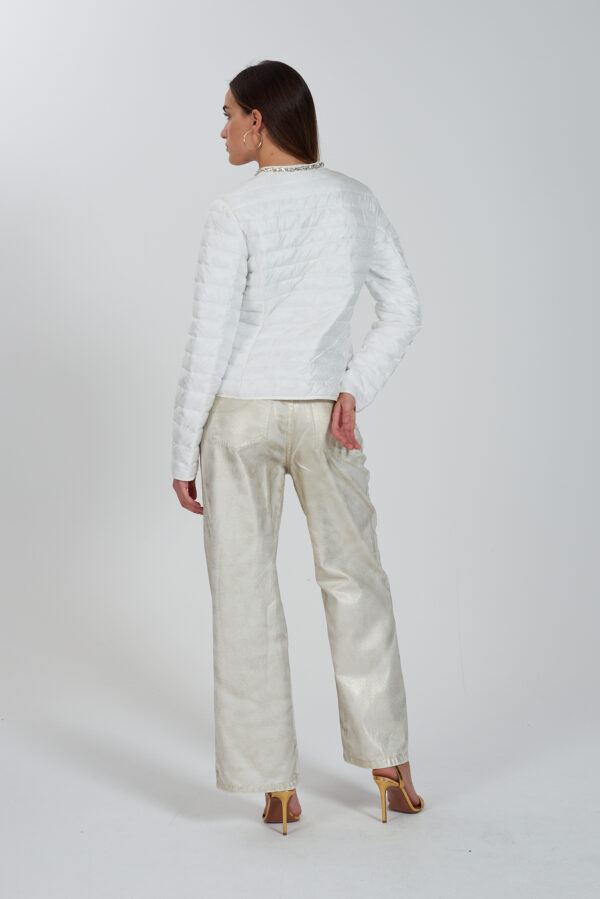 GIACCA DONNA SUPERLIGHT CON APPLICAZIONI SULLO SCOLLO - immagine 4