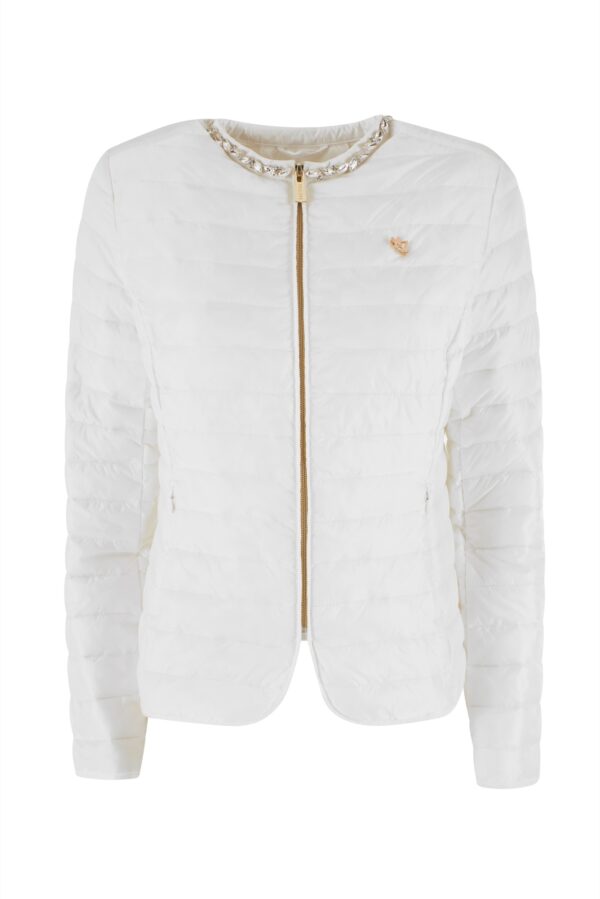 GIACCA DONNA SUPERLIGHT CON APPLICAZIONI SULLO SCOLLO - immagine 5