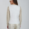 GIUBBINO DONNA SMANICATO SUPERLIGHT CON APPLICAZIONI SULLO SCOLLO - immagine 2