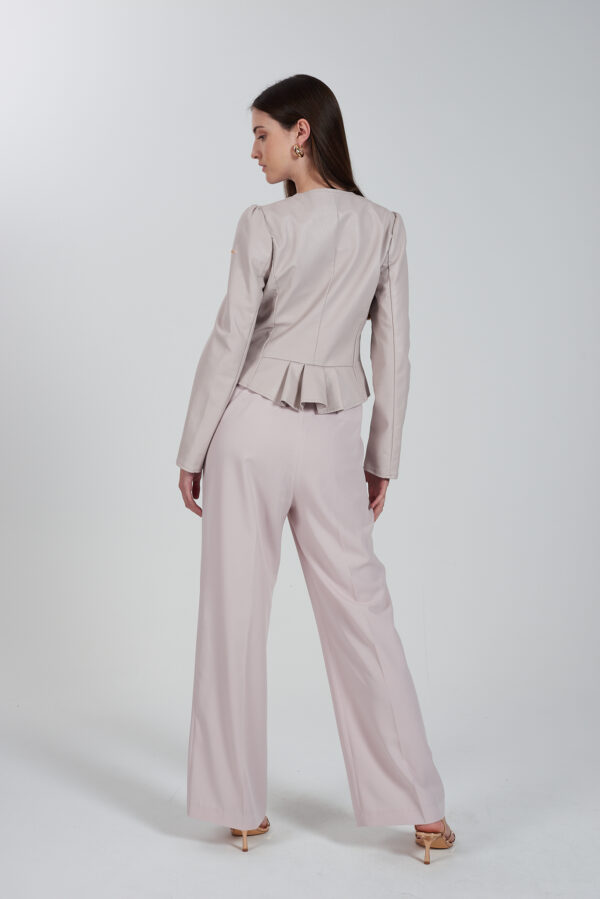 GIUBBINO DONNA SMANICATO SUPERLIGHT CON APPLICAZIONI SULLO SCOLLO - immagine 4
