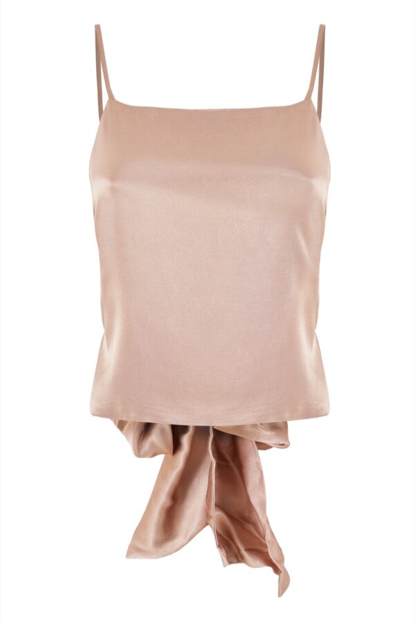 TOP DONNA SCHIENA SCOPERTA CON FIOCCO - immagine 4
