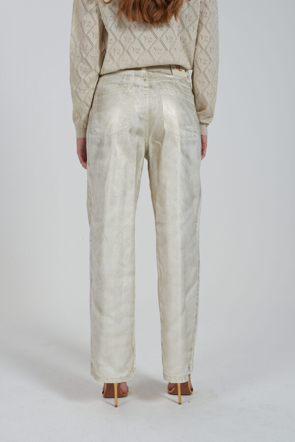 PANTALONE DONNA TIPO 5 TASCHE WIDE LEG - immagine 2