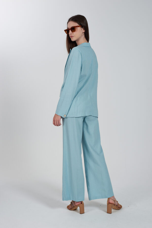 PANTALONE DONNA IN MISTO LINO - immagine 4