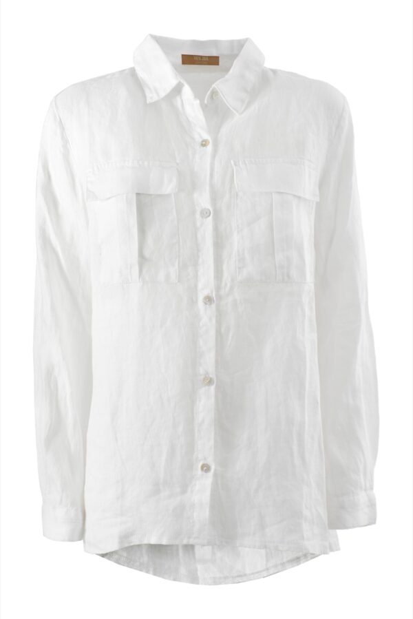 CAMICIA DONNA MISTO LINO - immagine 5