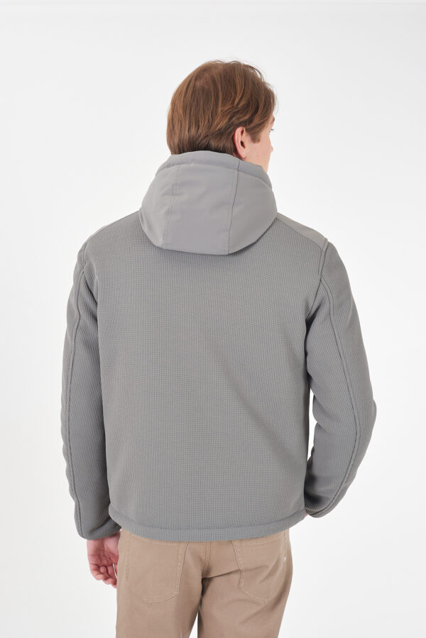 GIUBBINO UOMO IN MAGLIA, INSERTI IN SOFTSHELL - immagine 2
