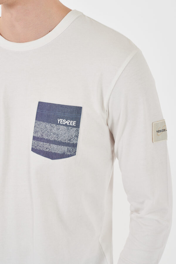 T-SHIRT UOMO GIRCOLLO, M/L, TASCHINO STAMPATO - immagine 3