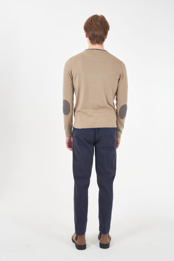 MAGLIA UOMO GIROCOLLO, TOPPE GOMITO - immagine 4