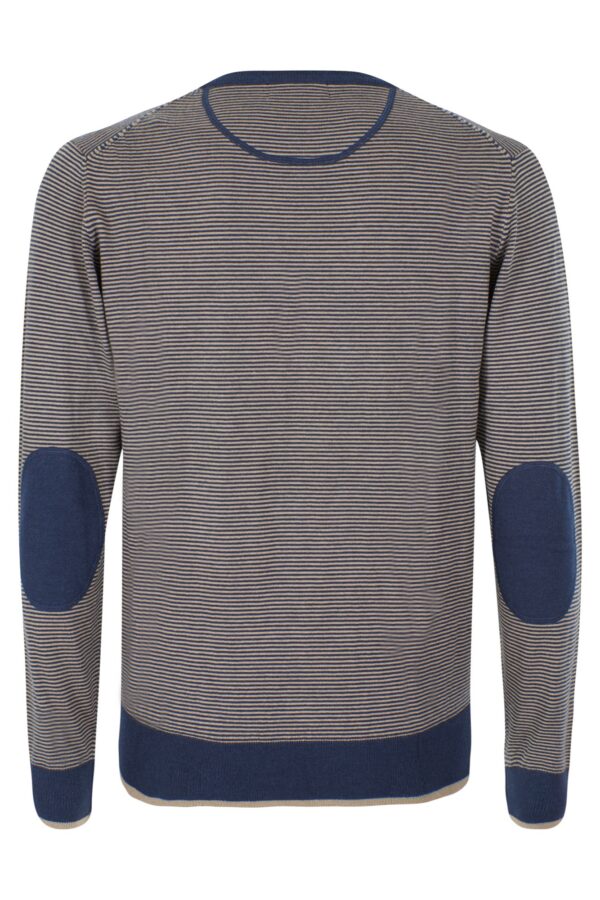 MAGLIA UOMO GIROCOLLO CON TOPPE GOMITI - immagine 5