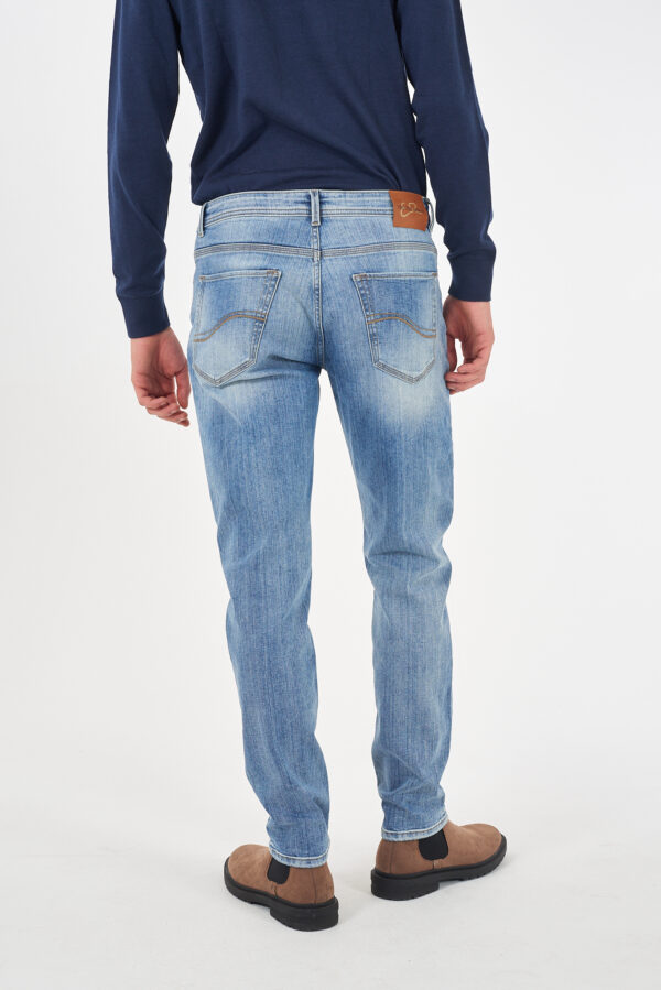JEANS UOMO 5 TASCHE SLIM - immagine 2
