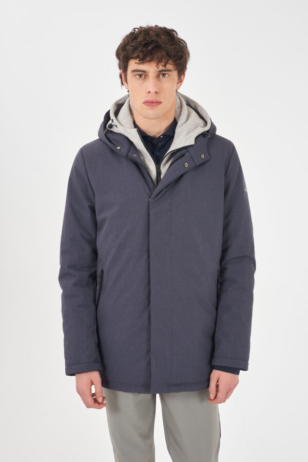CAPPOTTO UOMO CON TRAPUNTATURA INTERNA