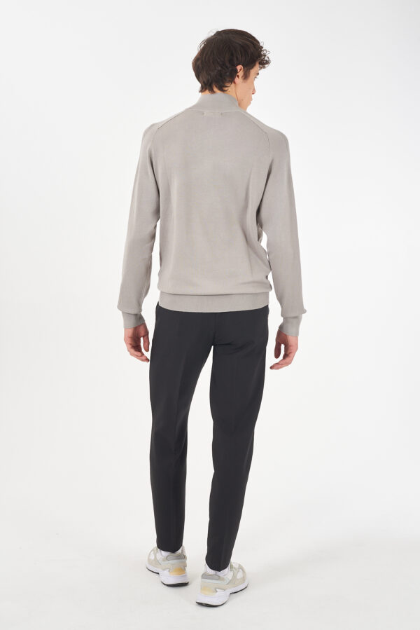 MAGLIA UOMO LUPETTO CON MEZZA ZIP - immagine 4