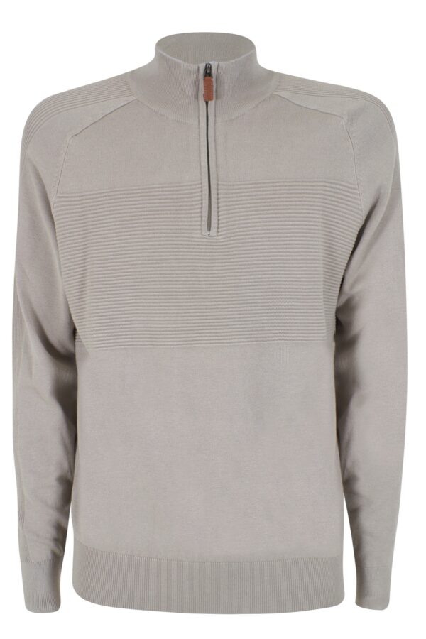 MAGLIA UOMO LUPETTO CON MEZZA ZIP - immagine 5