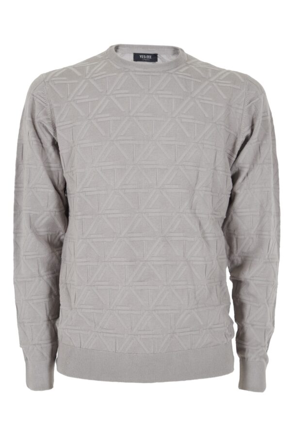 MAGLIA UOMO GIROCOLLO, LOGO JACQUARD - immagine 5