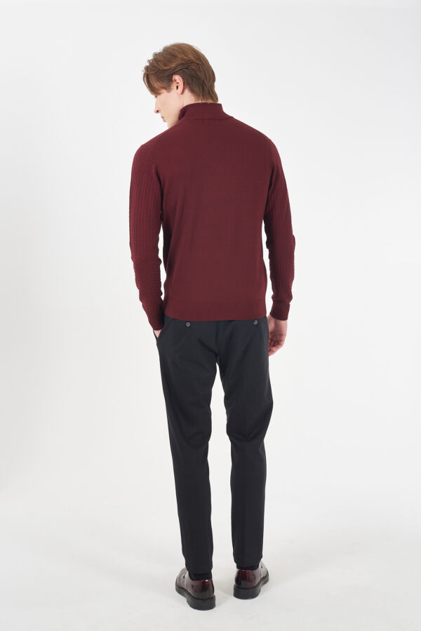 MAGLIA UOMO LUPETTO, MEZZA ZIP - immagine 4