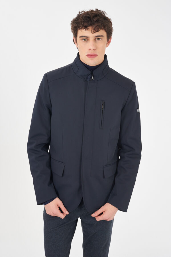 GIACCA UOMO CON FINTO GILET STACCABILE