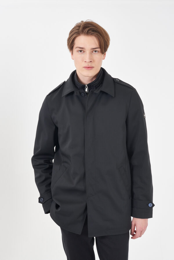 CAPPOTTO UOMO CON FINTO GILET STACCABILE