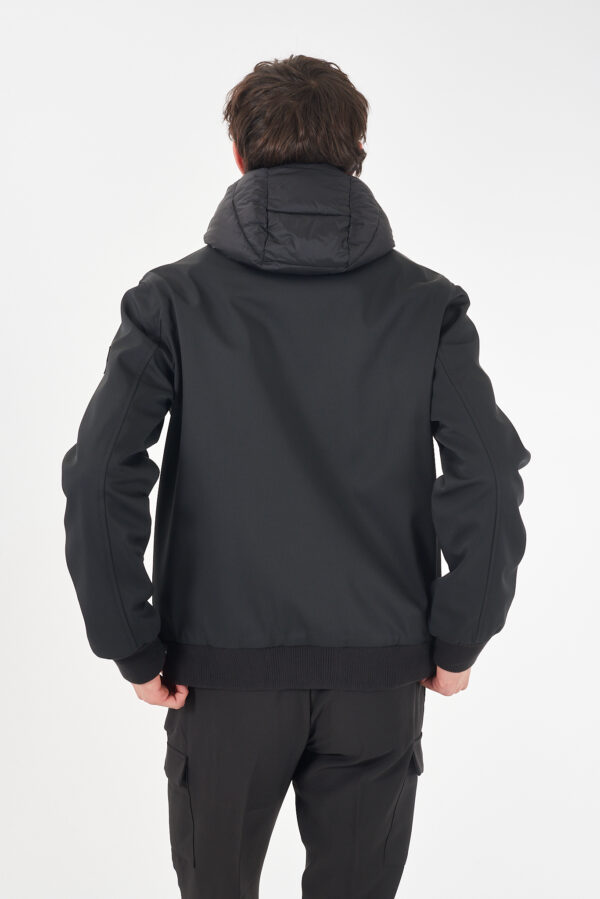 GIUBBINO UOMO BOMBER CON FINTO GILET STACCABILE - immagine 2