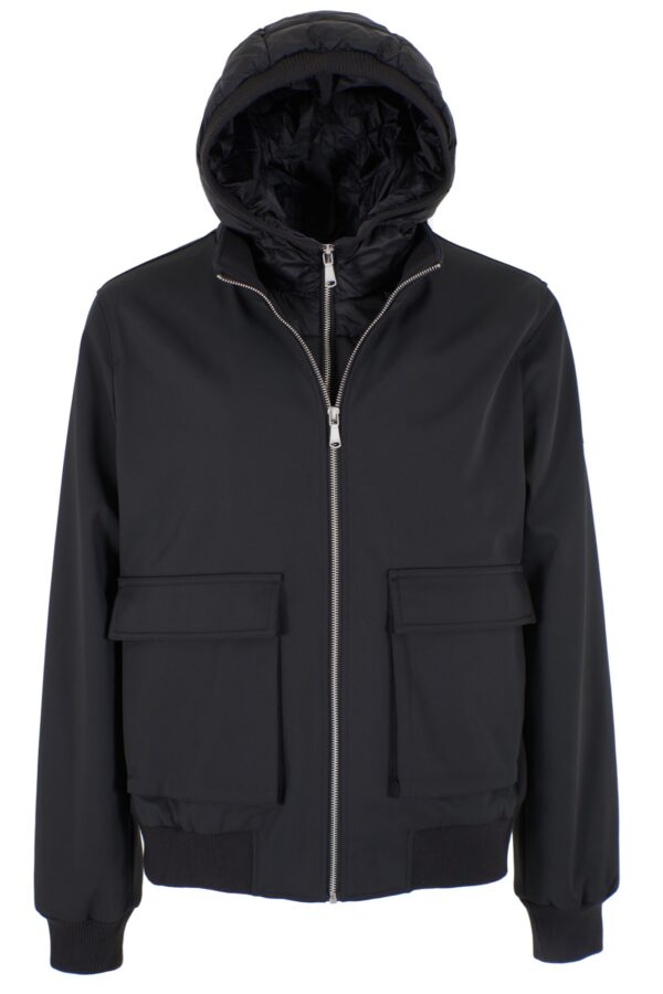 GIUBBINO UOMO BOMBER CON FINTO GILET STACCABILE - immagine 5