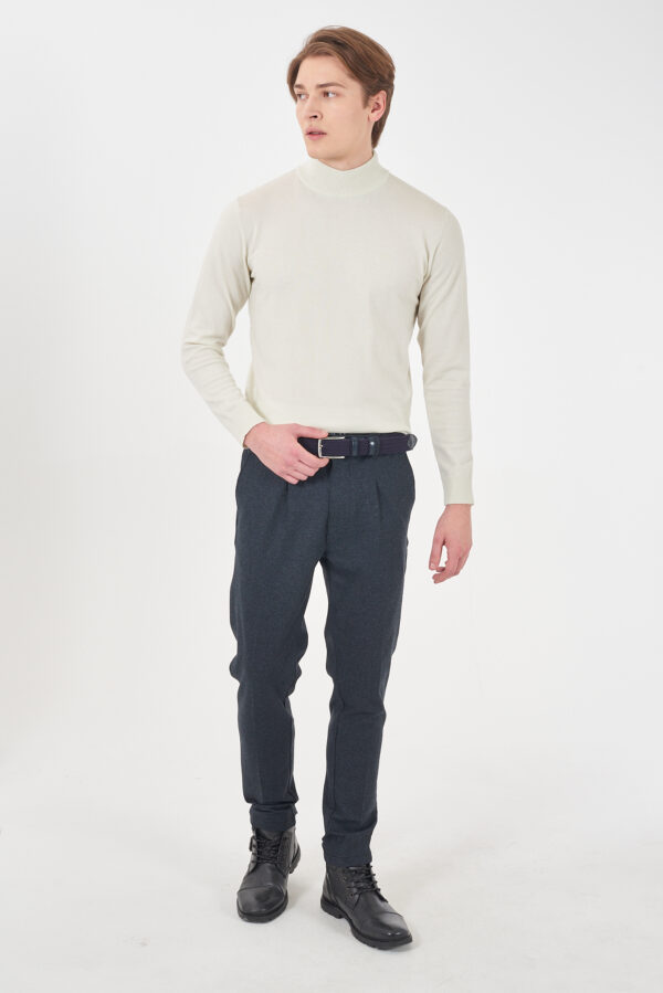 CINTURA UOMO IN PELLE ELASTICA INTRECCIATA - immagine 2