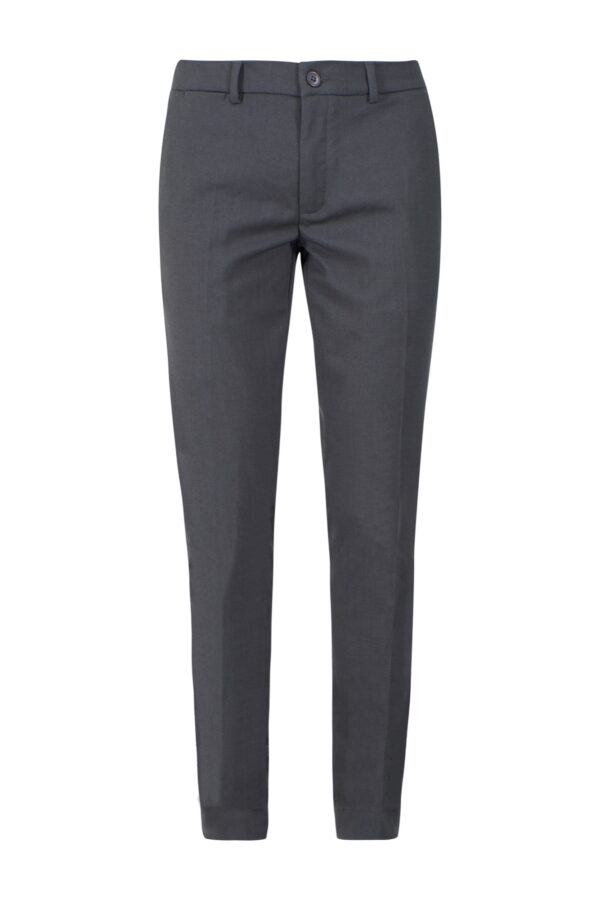 PANTALONE UOMO CHINOS SENZA PINCES E RISVOLTO - immagine 3