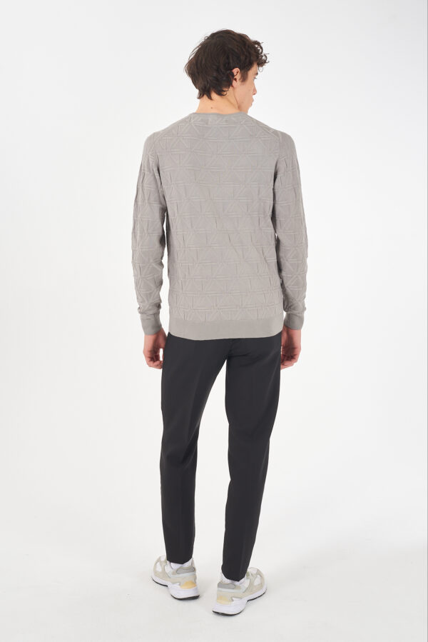 PANTALONE TUTA UOMO CON ELASTICO E COULISSE - immagine 4