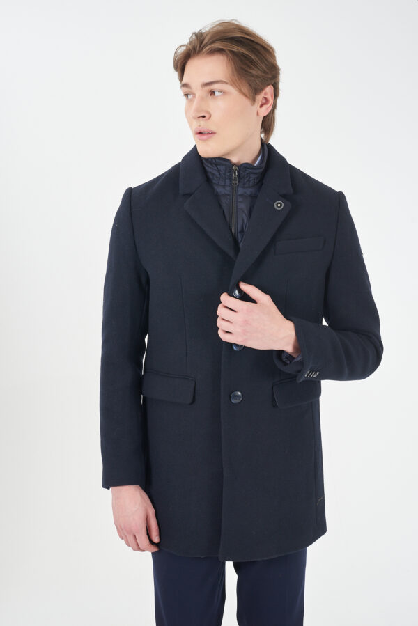 CAPPOTTO UOMO CON FINTO GILET