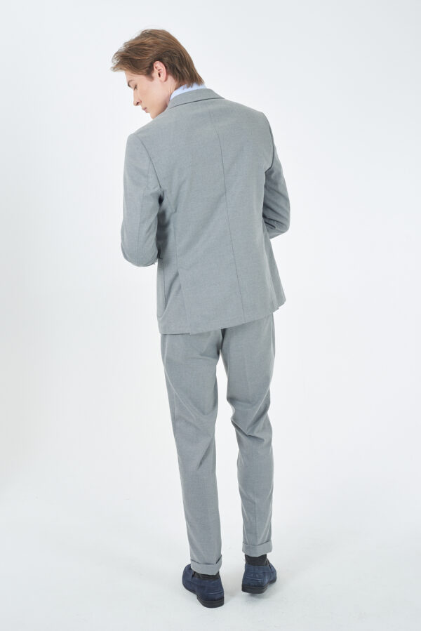 PANTALONE UOMO CON COULISSE ED ELASTICO FIANCHI - immagine 4
