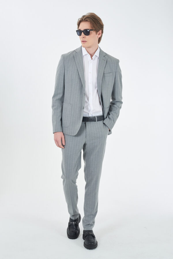GIACCA UOMO CLASSICA, TASCHE APPLICATE - immagine 3