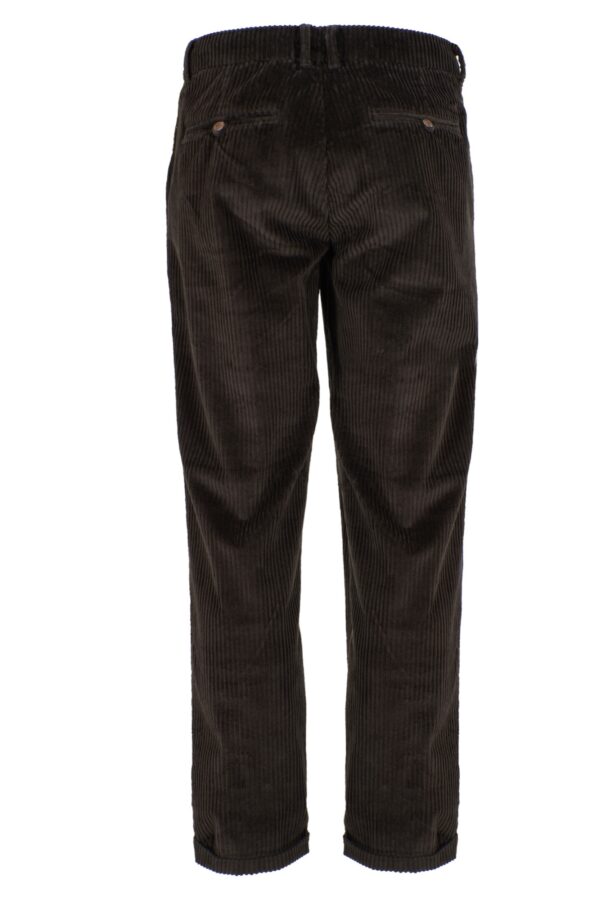 PANTALONE UOMO CHINOS,PINCES CAVAGLIA, RISVOLTO - immagine 6