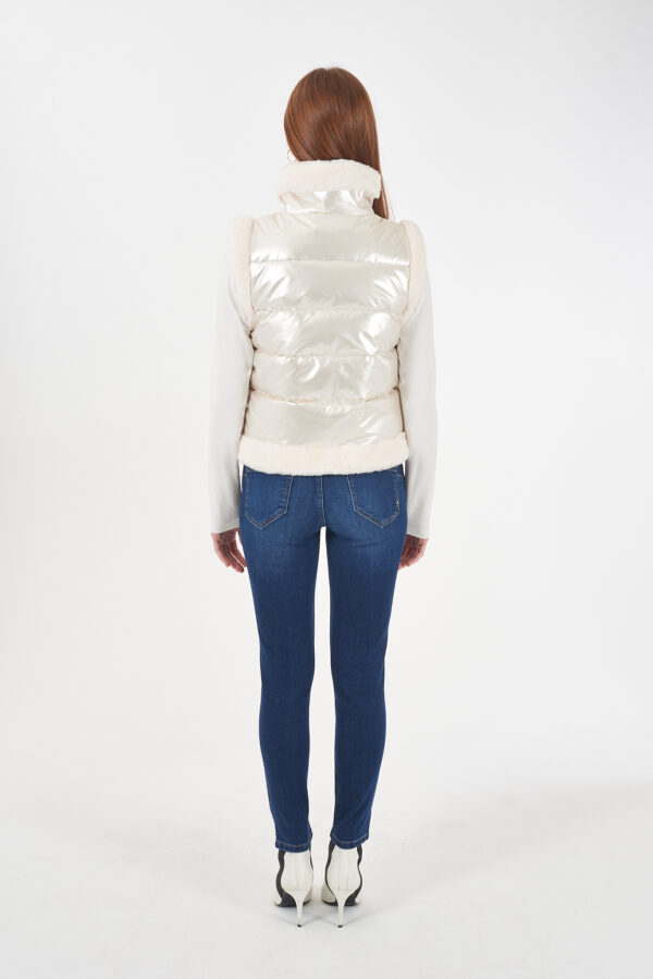 GILET DONNA TRAPUNTATO CON INSERTI - immagine 4