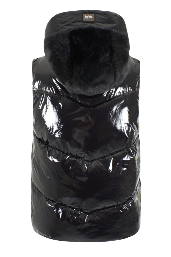 GILET DONNA TRAPUNTATO CON CAPPUCCIO E INSERTI - immagine 6