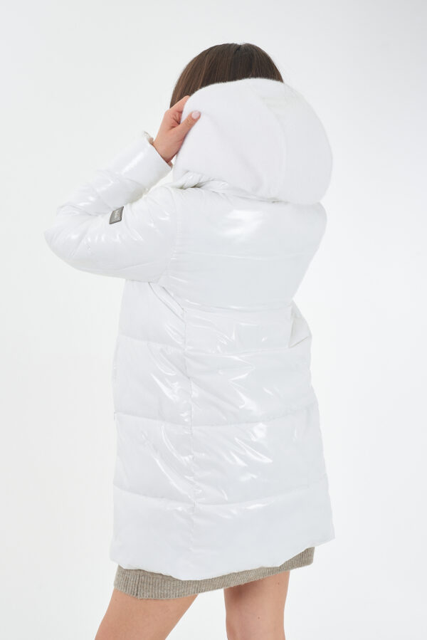 CAPPOTTO DONNA TRAPUNTATO, FINTO GILET STACCABILE - immagine 2