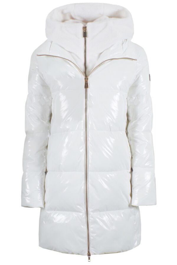 CAPPOTTO DONNA TRAPUNTATO, FINTO GILET STACCABILE - immagine 5