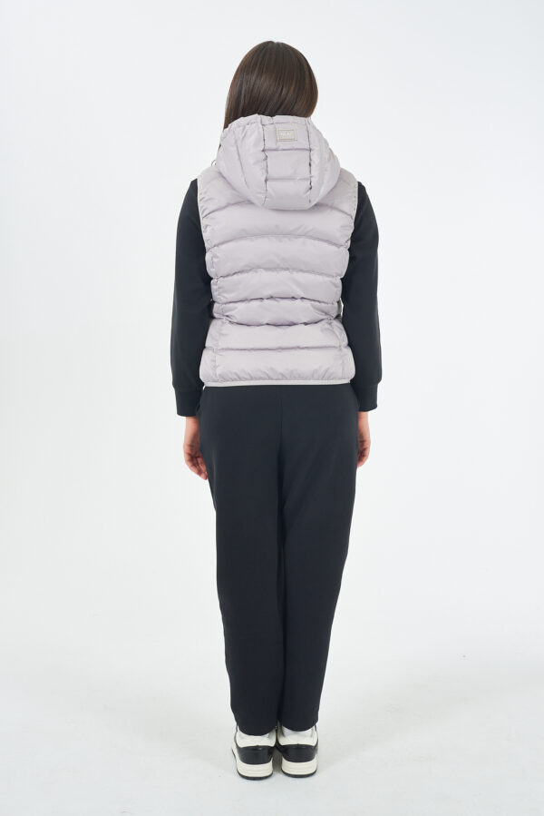 GILET DONNA TRAPUNTATO CON CAPPUCCIO - immagine 4