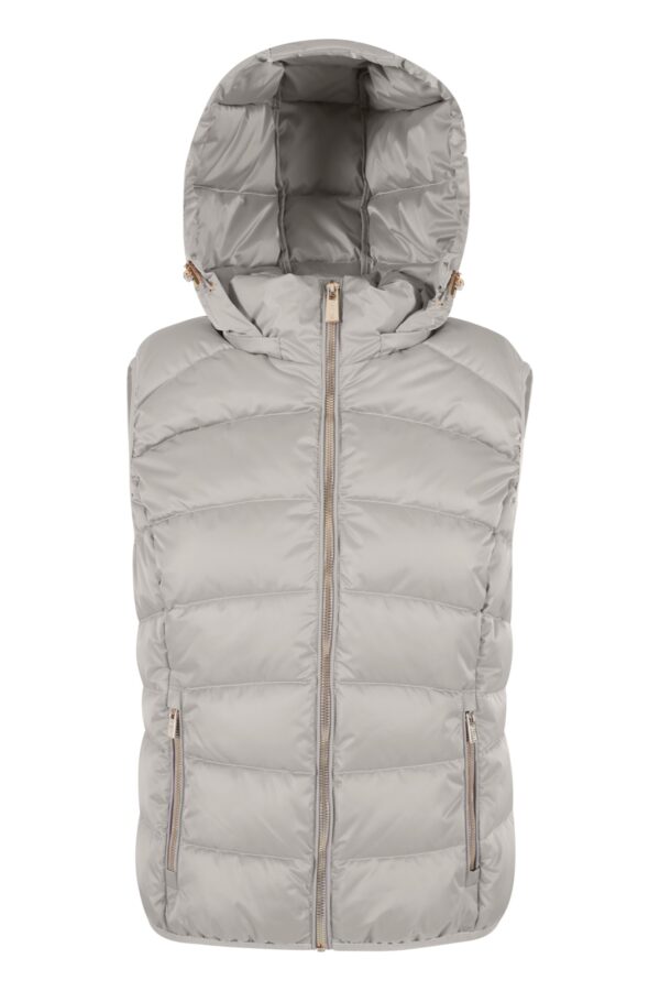 GILET DONNA TRAPUNTATO CON CAPPUCCIO - immagine 5