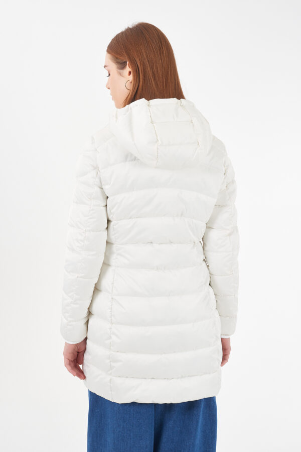 CAPPOTTO DONNA TRAPUNTATO CON CAPPUCCIO - immagine 2