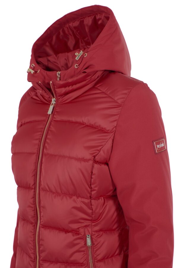 GIUBBINO DONNA TRAPUNTATO,FINTO GILET STACCABILE - immagine 7