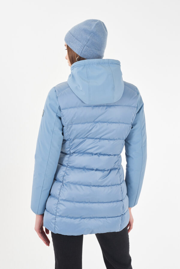 CAPPOTTO DONNA TRAPUNTATO,FINTO GILET STACCABILE - immagine 2