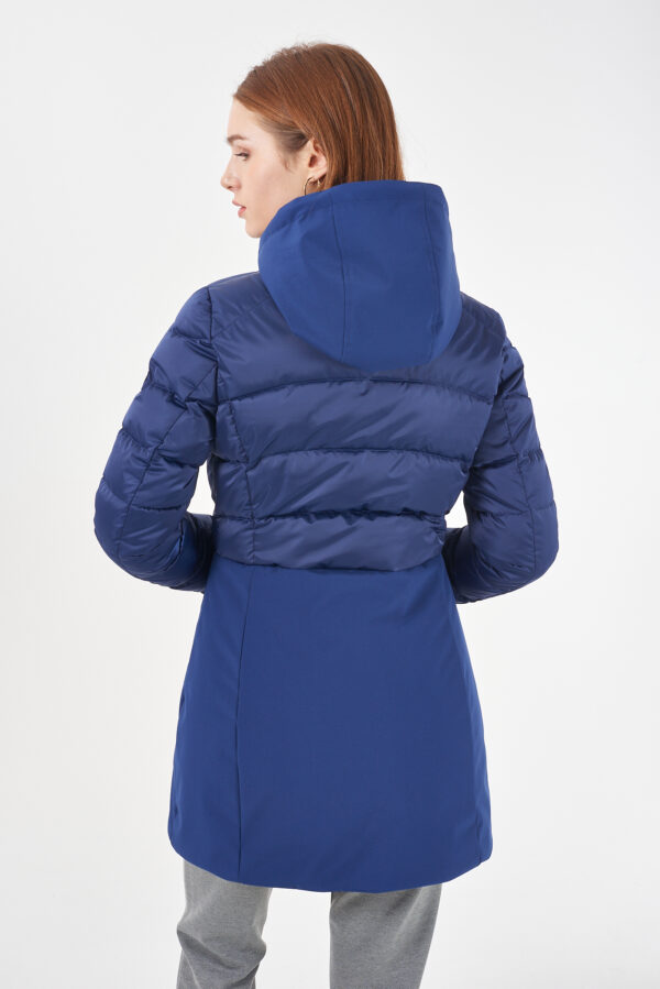 CAPPOTTO DONNA TRAPUNTATO,FINTO GILET STACCABILE - immagine 2