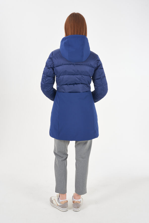 CAPPOTTO DONNA TRAPUNTATO,FINTO GILET STACCABILE - immagine 4