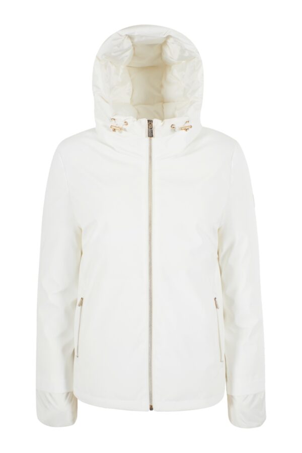 GIUBBINO DONNA CORTO IN SOFTSHELL CON CAPPUCCIO - immagine 5