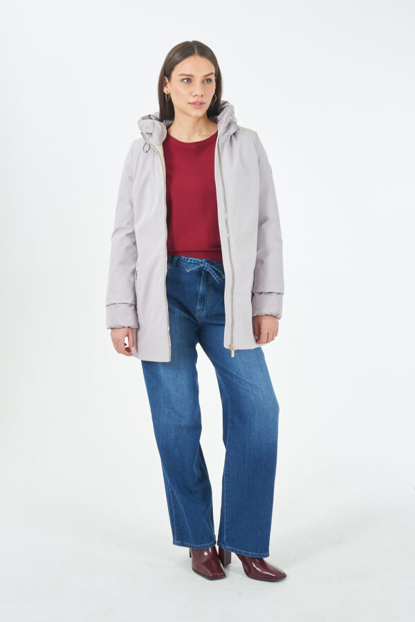 CAPPOTTO DONNA SOFTSHELL CON CAPPUCCIO - immagine 3
