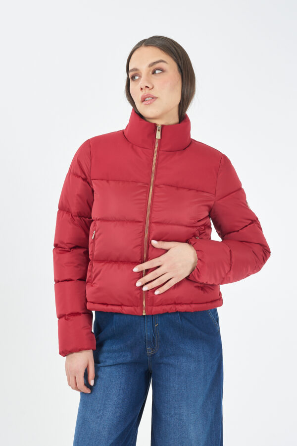 GIUBBINO DONNA CROP,OVER CON PARTI IN SOFTSHELL