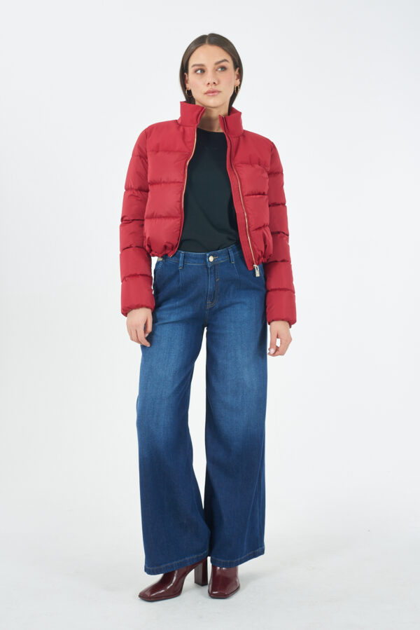 GIUBBINO DONNA CROP,OVER CON PARTI IN SOFTSHELL - immagine 3