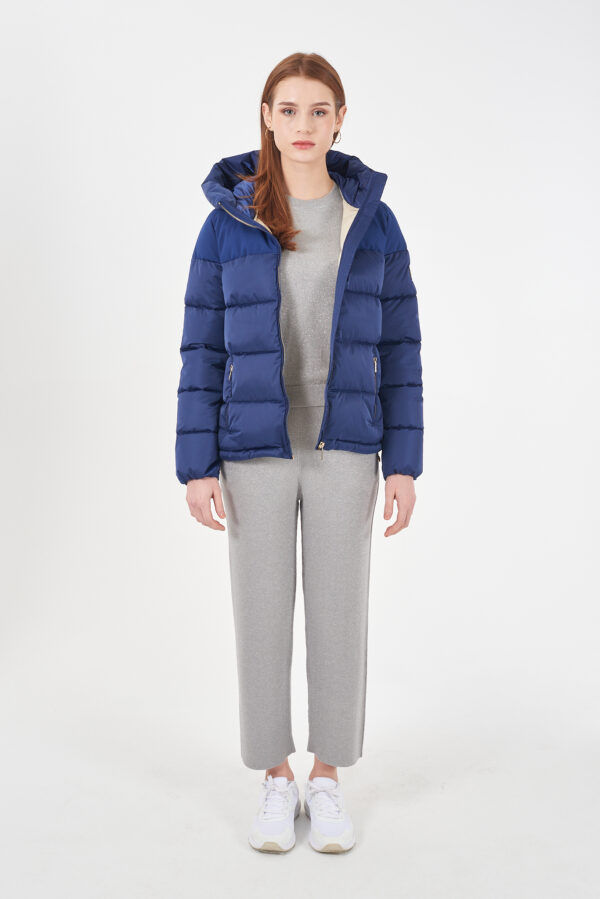 GIUBBINO DONNA BOMBER CON CAPPUCCIO - immagine 3