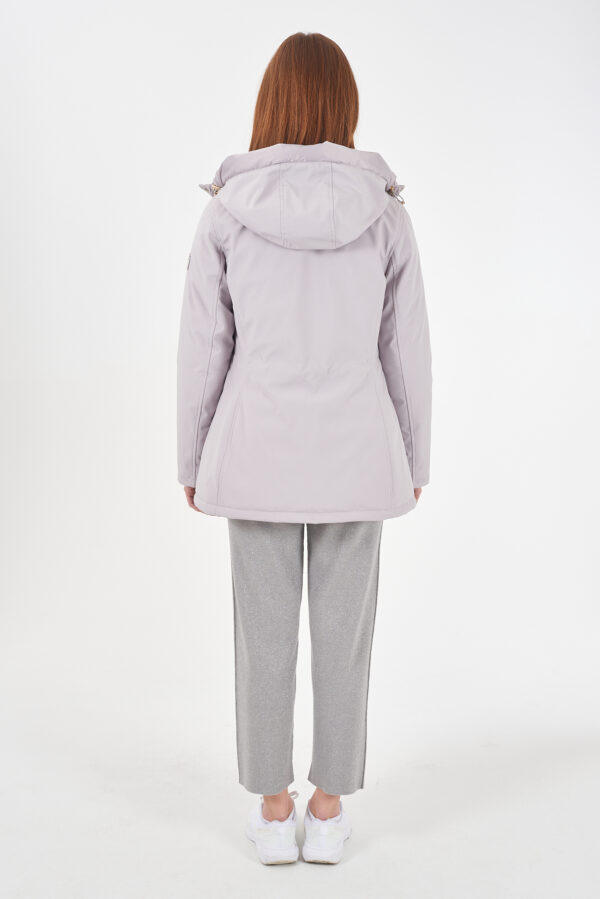CAPPOTTO DONNA SOFTSHELL, CAPPUCCIO E COULISSE - immagine 4