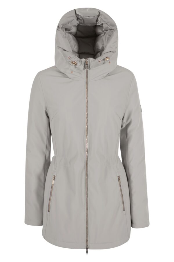 CAPPOTTO DONNA SOFTSHELL, CAPPUCCIO E COULISSE - immagine 5