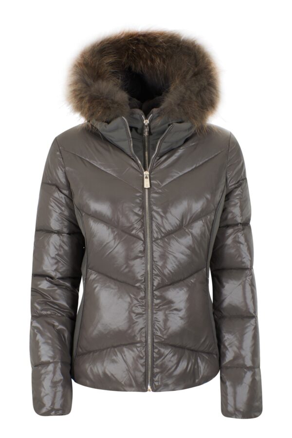 GIUBBINO DONNA TRAPUNTATO CON FINTO GILET STACCABILE - immagine 5