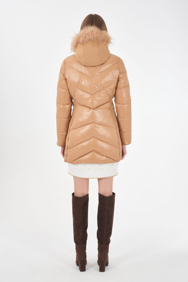CAPPOTTO DONNA TRAPUNTATO CON FINTO GILET STACCABILE - immagine 4