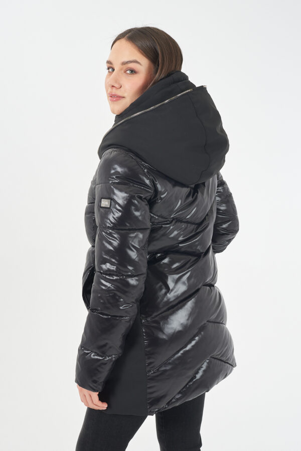 CAPPOTTO DONNA TRAPUNTATO CON FINTO GILET STACCABILE - immagine 2